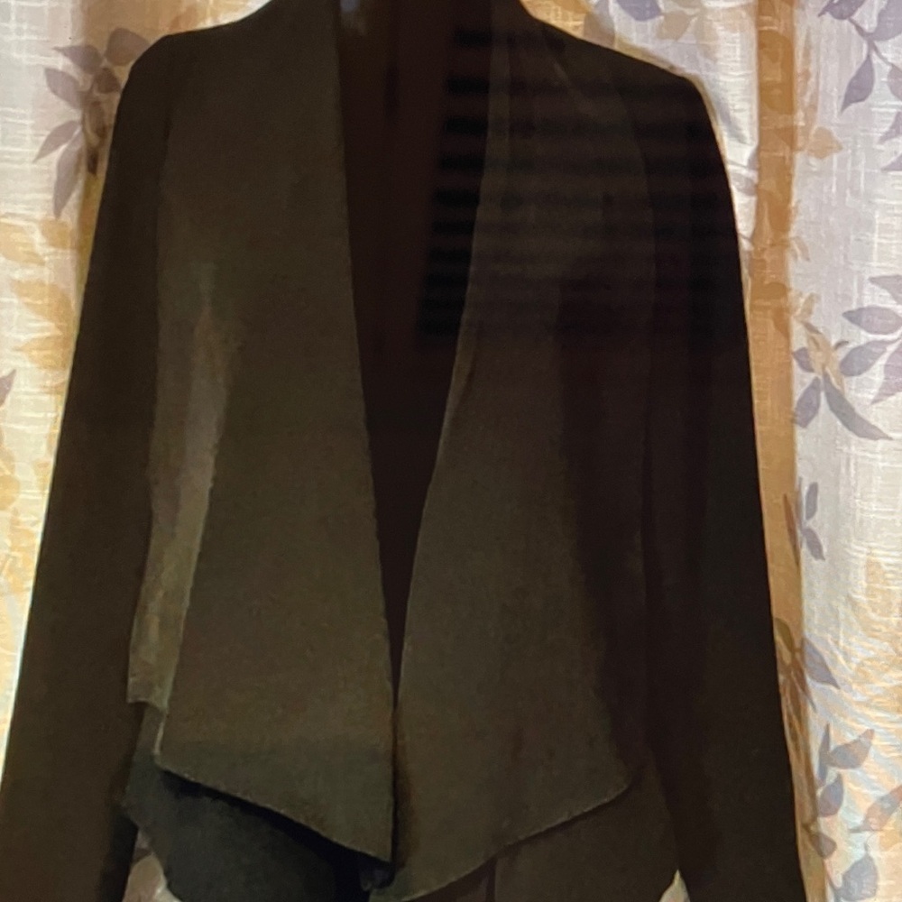 Philosophy Women's black waterfall Blazer